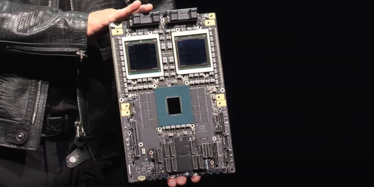 NVIDIA présente les GPU Blackwell lors du Computex 2024