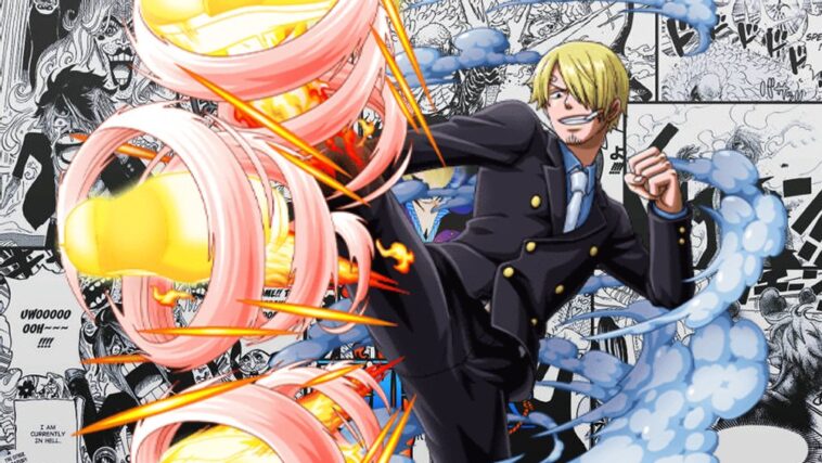 Le Sanji espagnol de l'action One Piece montre son puissant coup de pied.