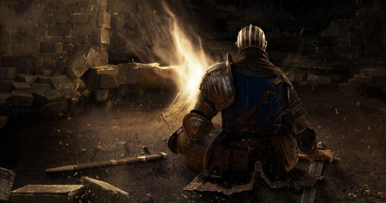 Un joueur de Dark Souls passe le jeu à jeter de la merde sur les boss.