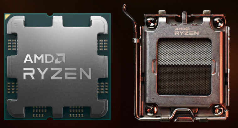 AMD Ryzen 7000 y socket LGA1718 AM5