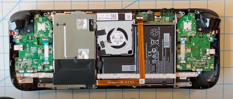 Interior de la Steam Deck