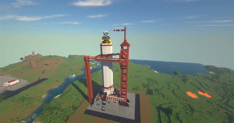 Un joueur de Minecraft construit une incroyable fusée fonctionnelle