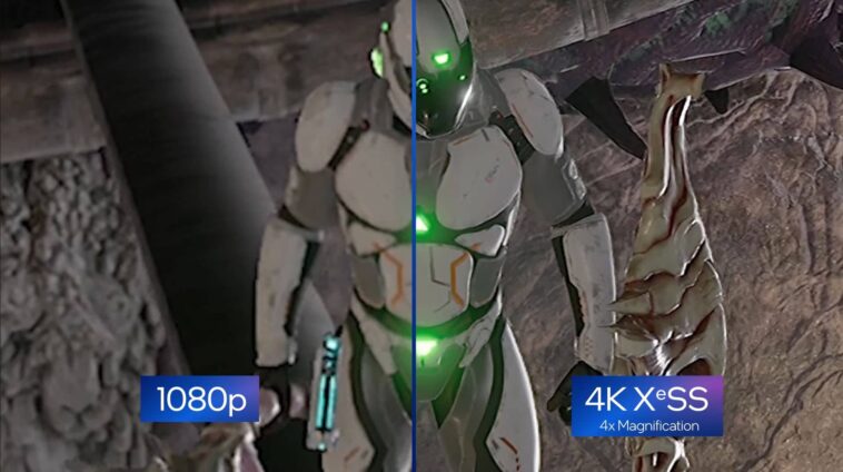 Intel XeSS - 1080p nativo vs 4K XeSS