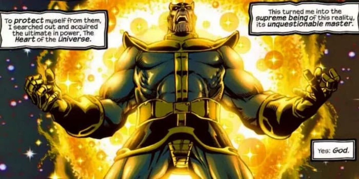 Dans les comics, Thanos s'est emparé d'un pouvoir si massif qu'il rendrait ridicule les Gemmes d'Infinité.