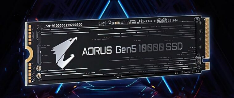 GIGABYTE présente son SSD AORUS Gen5 10000, les vitesses d'infarctus