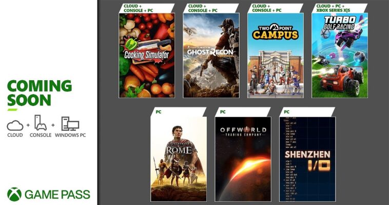 Xbox Games Pass annonce une première vague de jeux en août 2022