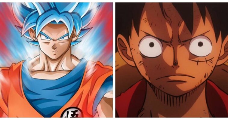 un artiste réunit Vegeta Ultra Ego et Luffy Gear 5 de One Piece et c'est spectaculaire