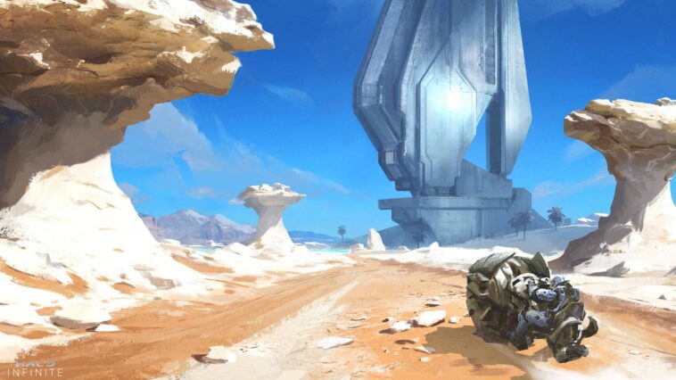 Crean un nivel de desierto con Forge en Halo Infinite