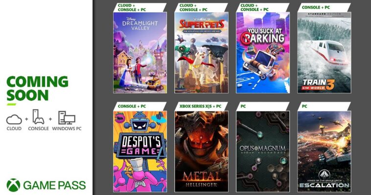 Le Xbox Game Pass annonce l'arrivée de nouveaux jeux sur le service en septembre 2022