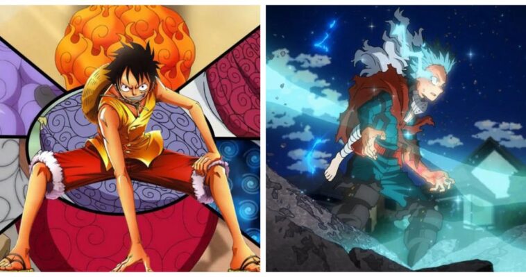 Les Devil Fruits de One Piece contre les Quirks de My Hero Academia, quelle arme est la plus puissante ?