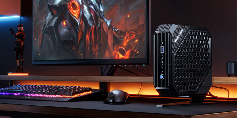 Mini PC de jeu avec un Ryzen 9 + Radeon RX 6600M