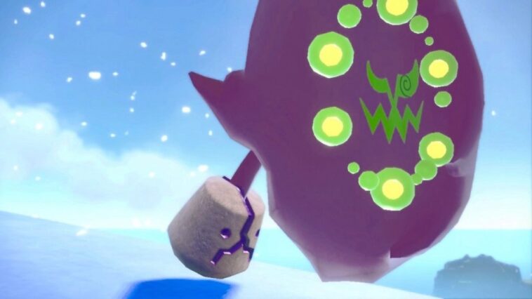 emplacement pour le capturer dans Pokémon Rouge et Violet