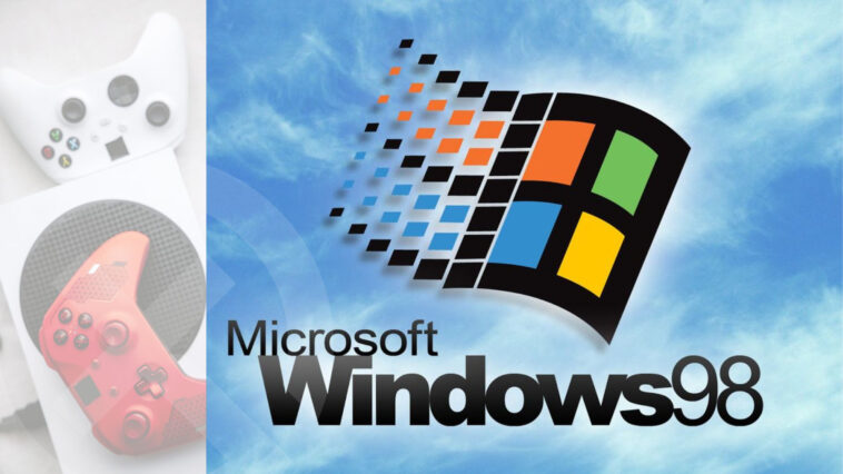 No lo esperabas: así se ve una Xbox Series S con Windows 98