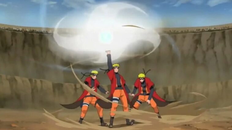 C'est l'explication du Rasenshuriken de Naruto.