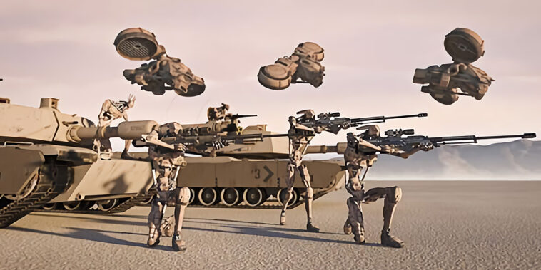 "L'IA va changer la guerre comme les armes nucléaires".