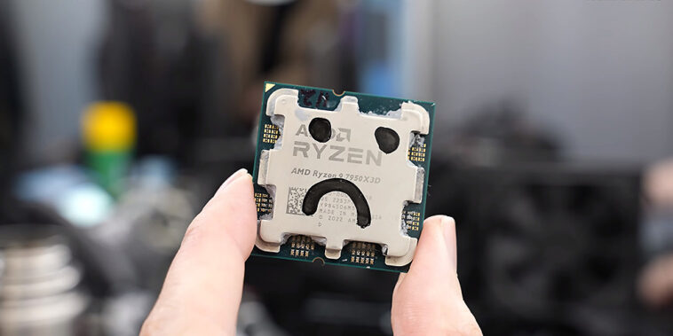 ASUS bloquera la tension du Ryzen 7000X3D pour l'overclocker