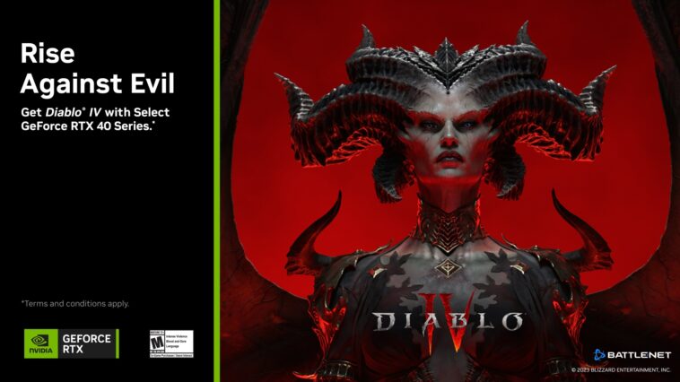 Diablo IV vendrá gratis con la compra de las Nvidia RTX 40