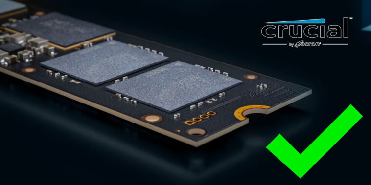 Les SSD Crucial PCIe 5.0 ne souffrent pas de problèmes de température