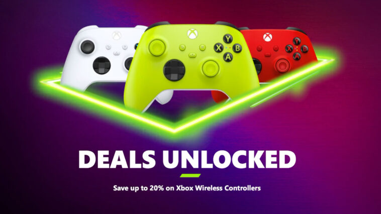 Deals Unlocked: Ahorra hasta un 20% en mandos para Xbox