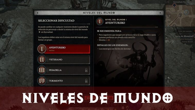 Comment changer la difficulté et les niveaux du monde dans Diablo IV