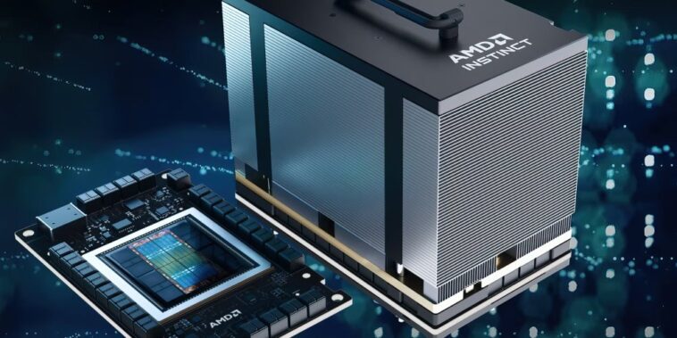 L'AMD Instinct MI300X consomme 750W, comment est-il alimenté et refroidi ?