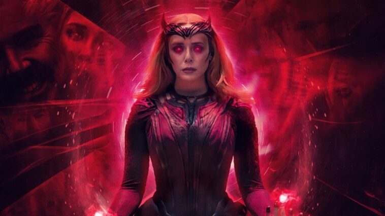 Ce cosplay de Scarlet Witch semble tout droit sorti des bandes dessinées.