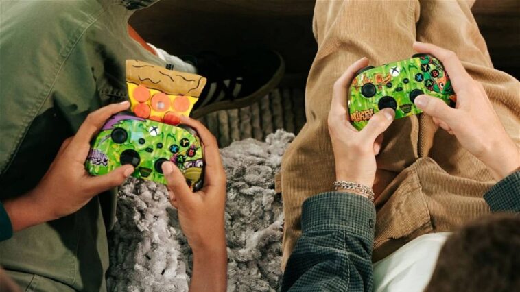 La collaboration entre Xbox et les Tortues Ninja donne naissance à une manette qui sent la pizza