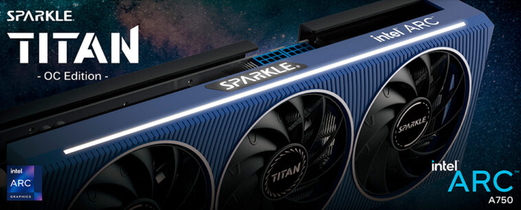 ce sont leurs GPU Intel Arc avec un design personnalisé