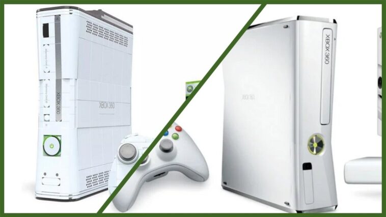 Cette Xbox 360 fabriquée à partir de blocs est si réaliste qu'elle ressemble à la Xbox 360 originale.