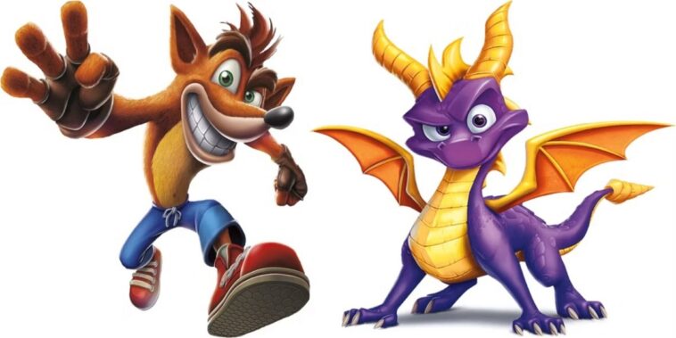 Ils découvrent une partie de Crash vs.  Spyro qui a été annulé