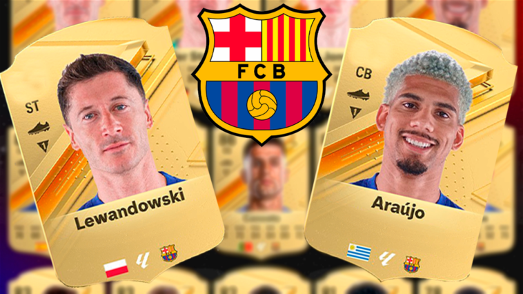 Voici à quoi ressembleraient les joueurs du FC Barcelone dans EA Sports FC 24, le nouveau jeu FIFA.