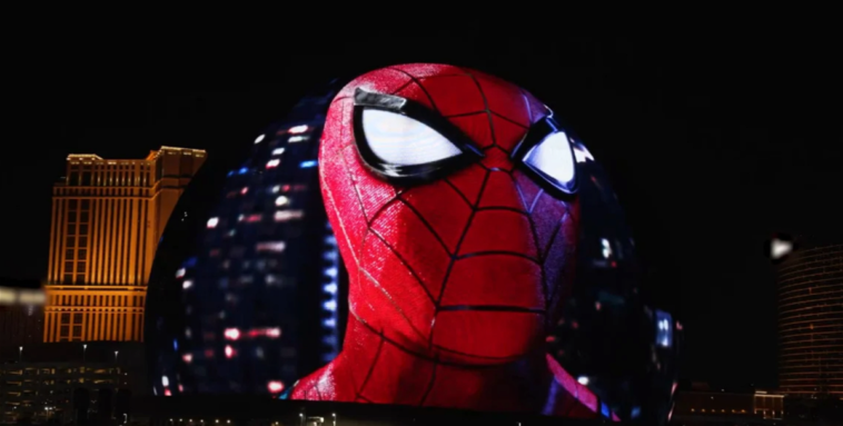 PlayStation investit la Las Vegas Sphere pour annoncer Marvel's Spider-Man 2