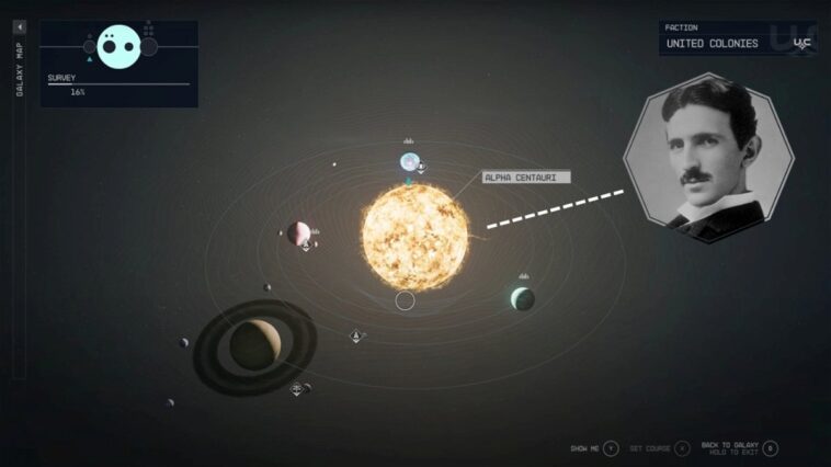 Tous les systèmes stellaires Starfield portent le nom de scientifiques célèbres