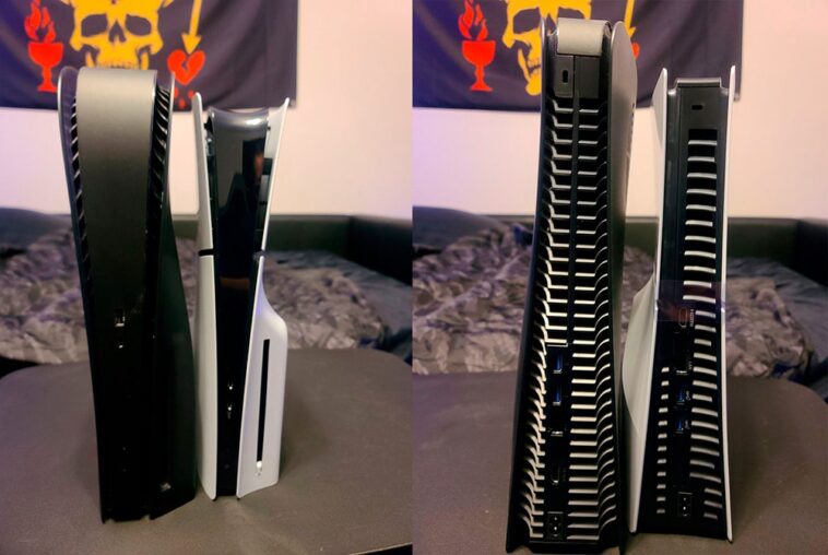 différence de taille par rapport à la PS5 originale
