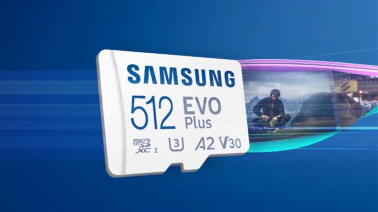 Cette microSD Samsung de 512 Go est idéale pour la Nintendo Switch et ne coûte que 39 euros