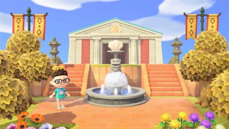 Ils créent une incroyable entrée de musée sur une île Animal Crossing New Horizons