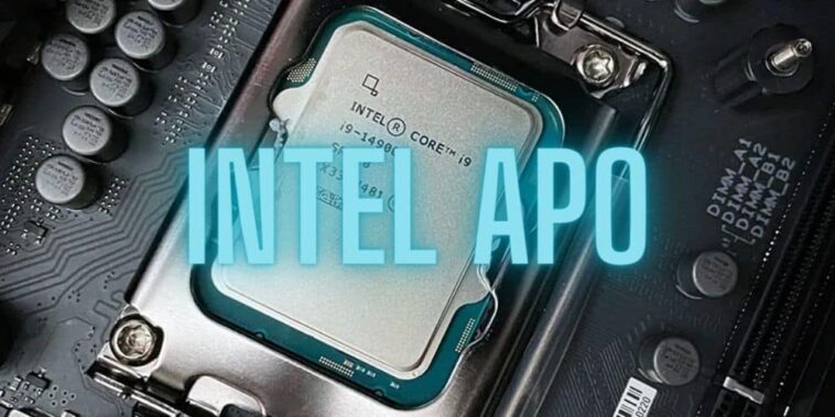 Intel APO dans Core 14 pour ordinateur de bureau, pour obtenir plus de FPS