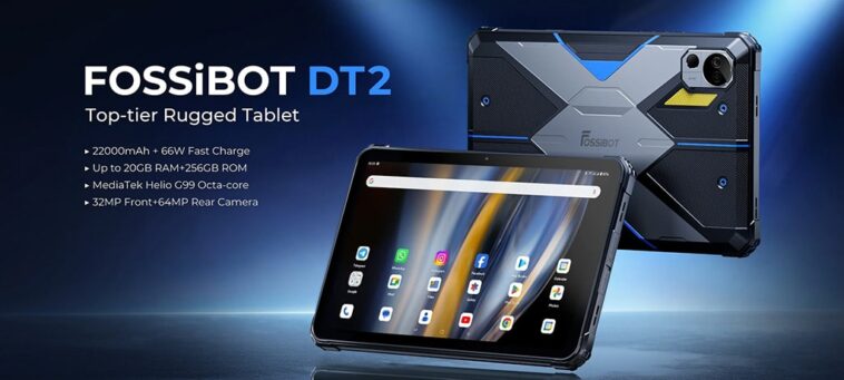 Tablette robuste avec 4G LTE et lampe de poche puissante