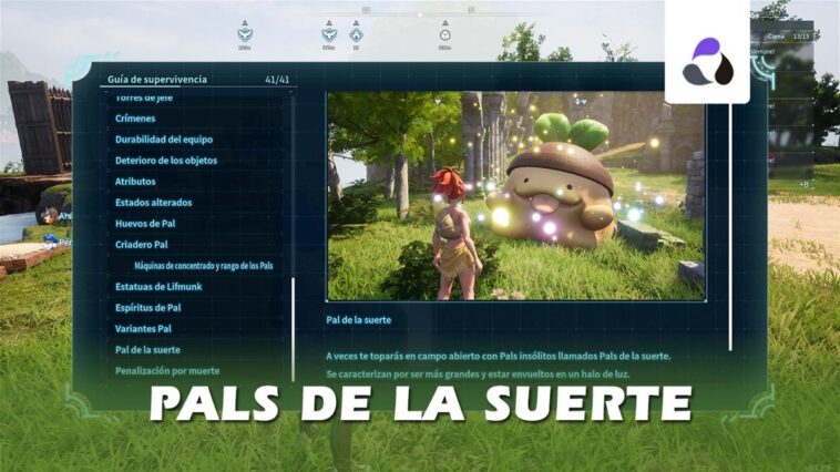 Comment avoir des amis brillants ou chanceux dans Palworld