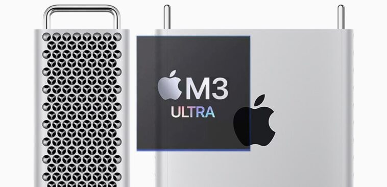 Mac Studio avec Apple M3 Ultra SoC d’ici mi-2024 ?
