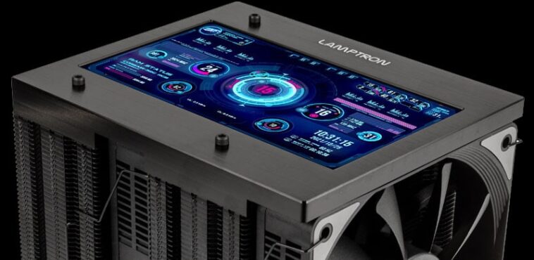 Refroidisseur de processeur avec écran Full HD