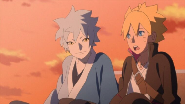 Boruto se réconcilie avec Mitsuki dans une scène touchante