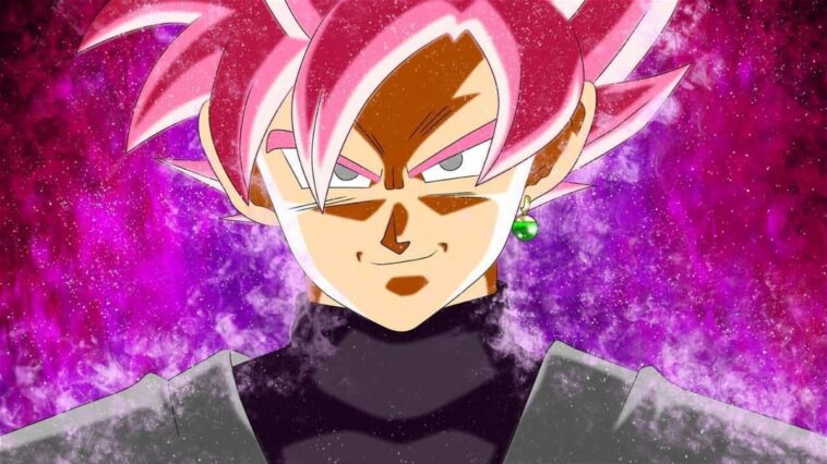 Ce cosplay de Dragon Ball présente le Super Saiyan 3 de Goku Black Rose.