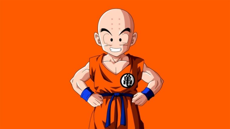 Que signifient les 6 points que Krillin a sur son front ?