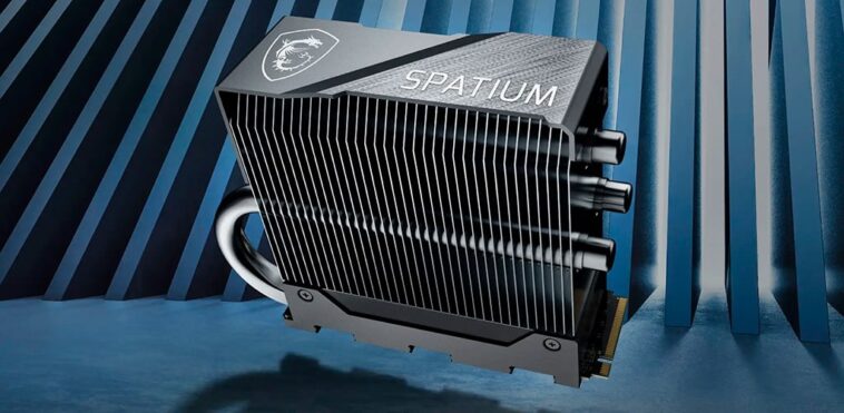 SSD PCIe 5.0 avec un énorme dissipateur thermique