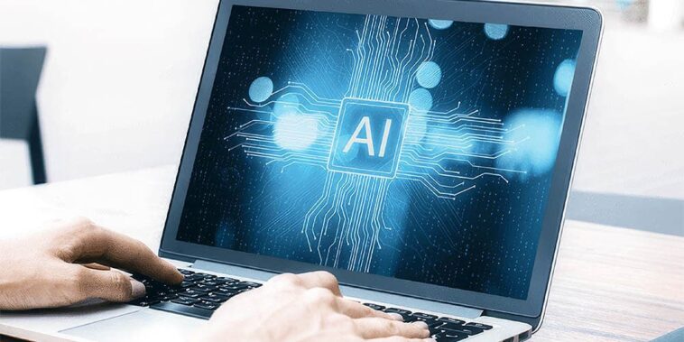 Evolution des livraisons d'ordinateurs portables avec IA entre 2024 et 2028