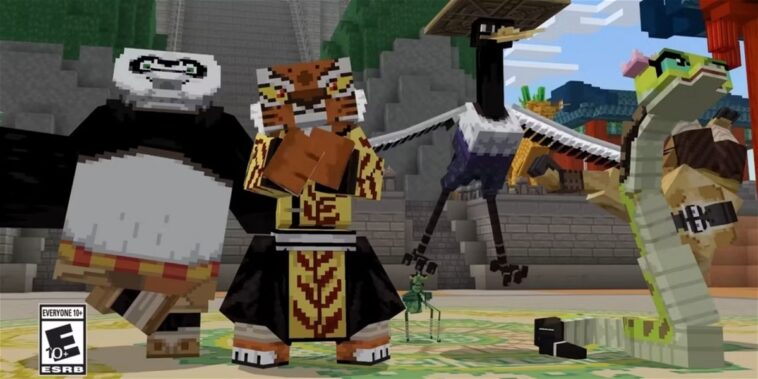 Minecraft lance son nouveau DLC Kung Fu Panda