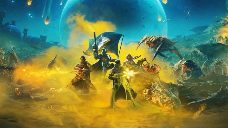 Un joueur de Helldivers II est déchiré en plein vol par une bombe Eagle-1