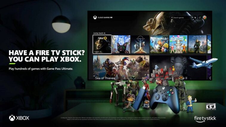 Xbox et Amazon s'associent pour annoncer le cloud gaming directement depuis le Fire TV Stick
