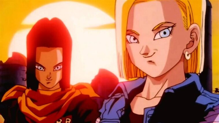 Cette illustration de Dragon Ball imagine C17 et C18 comme s'ils étaient des samouraïs et ils sont superbes.